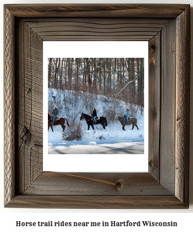 horse trail rides near me in Hartford, Wisconsin